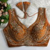 Tew Heavy Pure Soft Roman Silk Embroidery Work Blouse Collection Wholesale Online